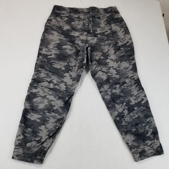 Spanx Pants Womens 3X Gray Camo Joggers Elastic Waist Stretch Pockets 20319R - Picture 2 of 12